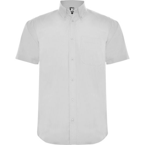 Camisa de caballero de manga corta Blanco Talla L