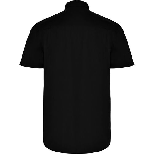 Camisa de caballero de manga corta Negro Talla XXL