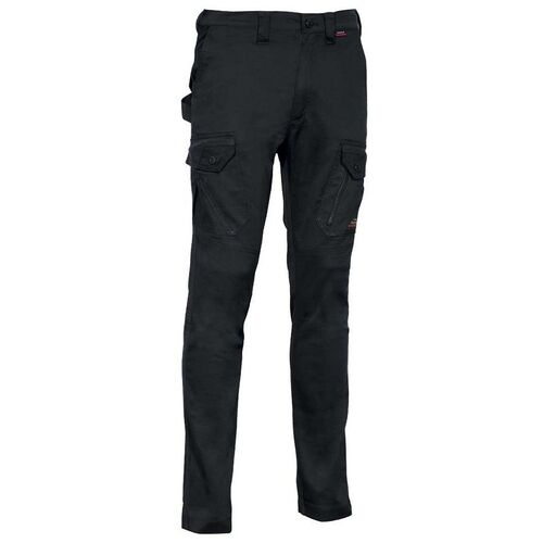 Pantalón multibolsillos elástico Mod JEMBER Negro Talla 42