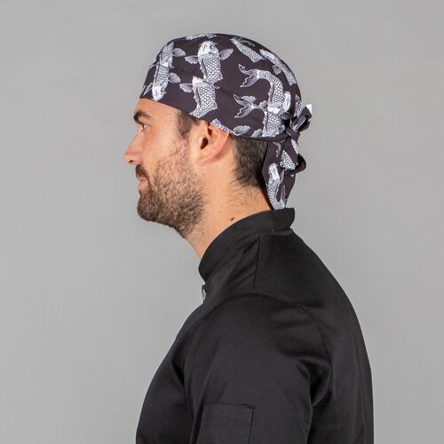 Gorro pirata de microfibra estampada