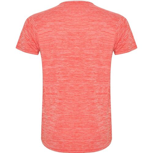 Camiseta técnica Mod. ZOLDER (01244) Blanco / Coral fluor vigoré Talla L