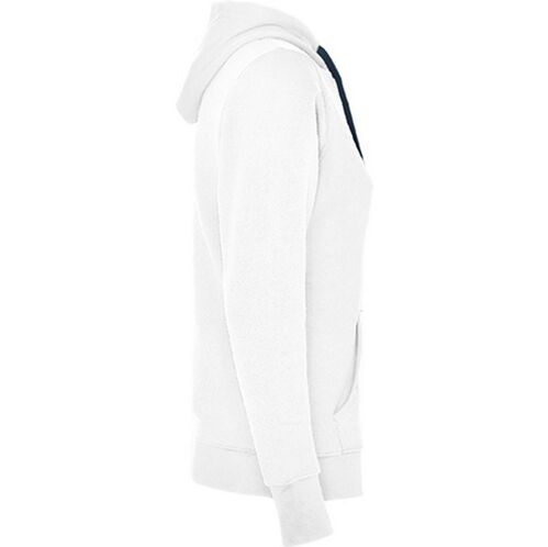 Sudadera con capucha de mujer Mod. URBAN WOMA (01/55) Blanco / Azul Marino Talla M