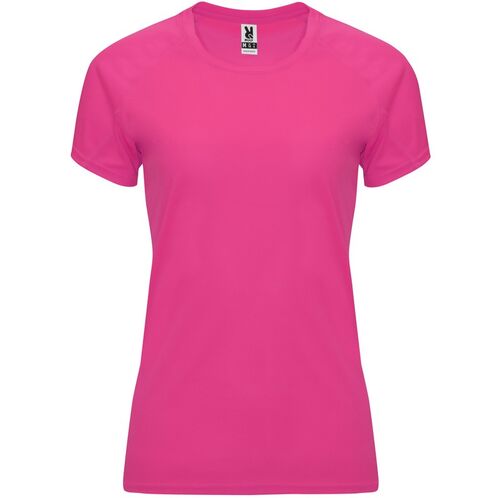 Camiseta técnica Mod. BAHRAIN WOMAN (228) Rosa Flúor Talla M