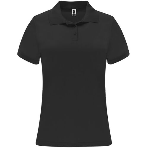 Polo tcnico de mujer Mod. MONZHA WOMAN (02) Negro Talla XL