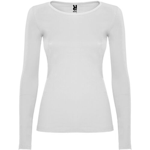 Camiseta unisex de manga larga Mod. EXTEME WOMAN (01) Blanco Talla S