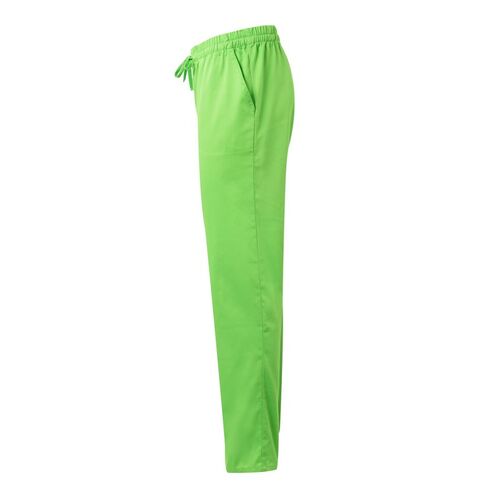 Pantalón sanitario con cierre de cintas Verde Lima (25) Talla 2