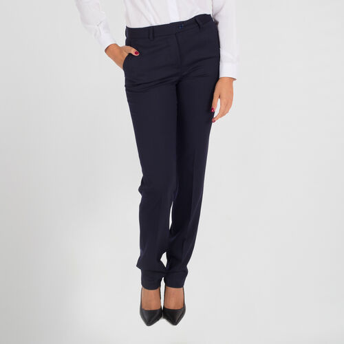 Pantaln de traje para mujer Mod. TRIVIAL (104) Marino Talla 40