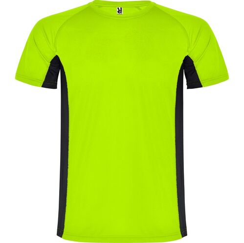 Camiseta técnica Mod. SHANGHAI (222) Verde Flúor Talla XS