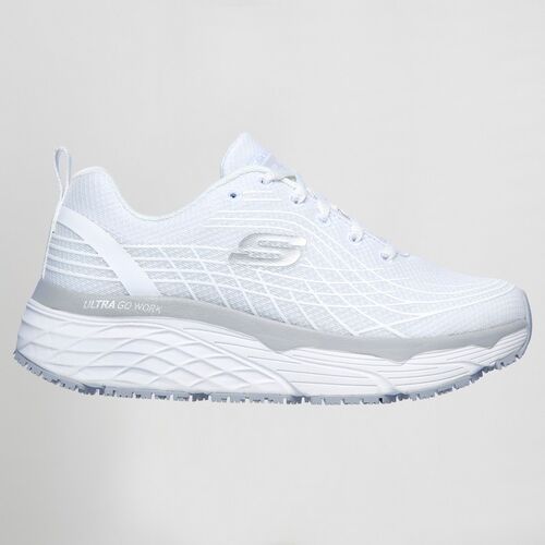 Zapato de trabajo Mod. MAX CUSHIONING ELITE SR SKECHERS MUJER Blanco Talla 37