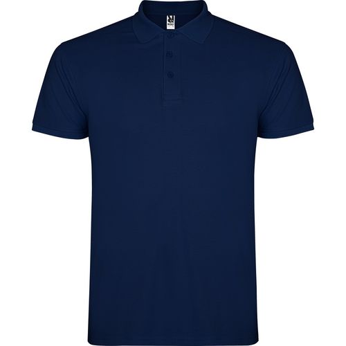 Polo unisex Mod. STAR GREPCON + BORDADO EN PECHO (55) Azul Marino Talla XL