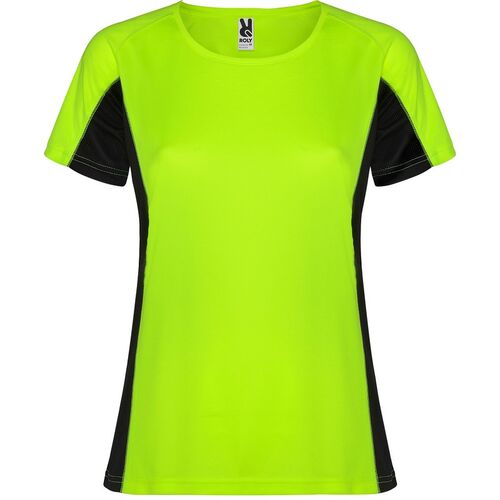 Camiseta técnica Mod. SHANGHAI WOMAN (222) Verde Flúor Talla S