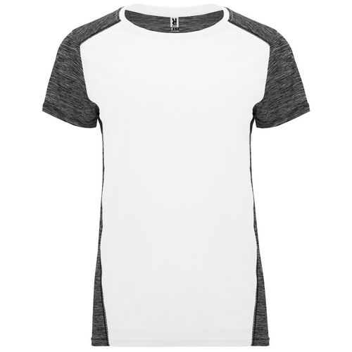 Camiseta técnica Mod. ZOLDER WOMAN (1243) Blanco / Negro vigoré Talla S