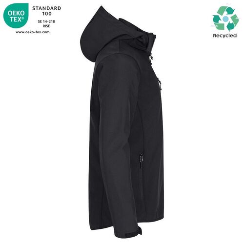 Chaqueta softshell Mod. CLASSIC SOFTSHELL HOODY Negro (99) Talla M