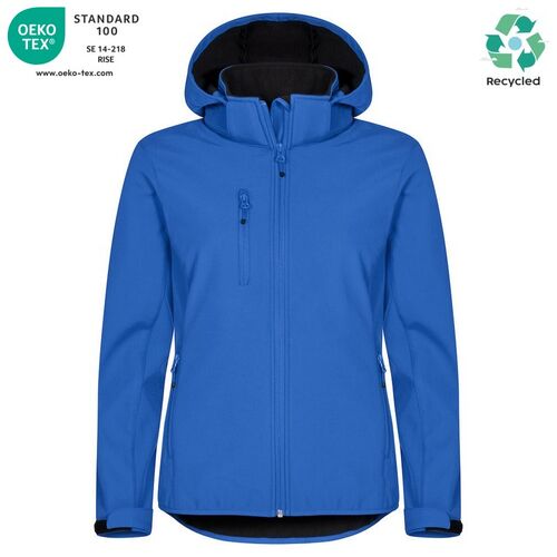 Chaqueta softshell Mod. CLASSIC SOFTSHELL HOODY LADY Azul real (55) Talla M