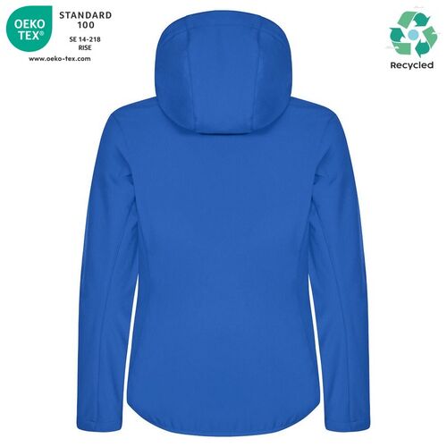 Chaqueta softshell Mod. CLASSIC SOFTSHELL HOODY LADY Azul real (55) Talla M