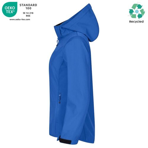 Chaqueta softshell Mod. CLASSIC SOFTSHELL HOODY LADY Azul real (55) Talla M