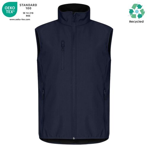 Chaleco softshell Mod. CLASSIC SOFTSHELL VEST Azul oscuro (580) Talla M