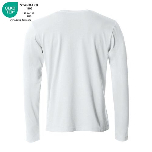 Camiseta de manga larga Mod. BASIC-T L/S Blanco (00) Talla L