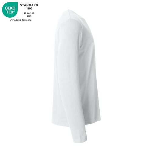 Camiseta de manga larga Mod. BASIC-T L/S Blanco (00) Talla L