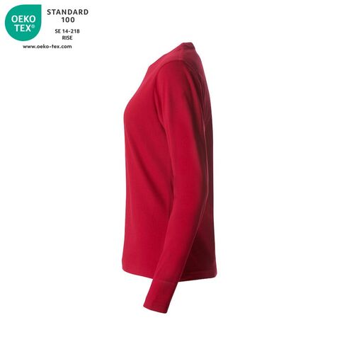 Camiseta de mujer de manga larga Mod. BASIC-T L/S LADIES Rojo (35) Talla M