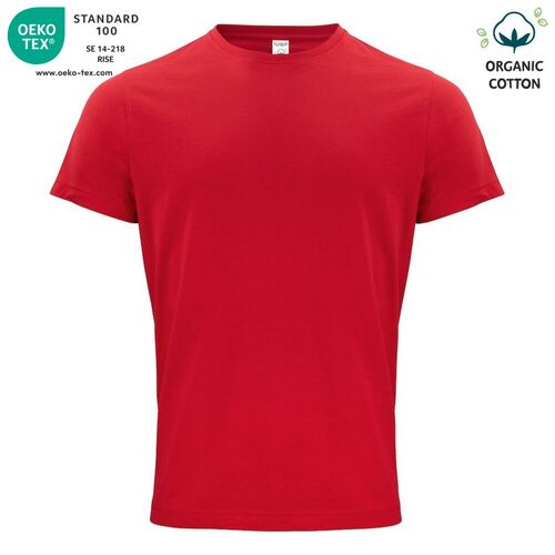 Camiseta unisex Mod. ORGANIC COTTON-T Rojo (35) Talla XS