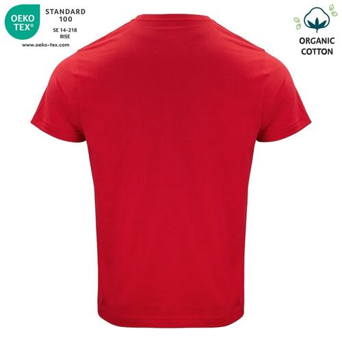 Camiseta unisex Mod. ORGANIC COTTON-T Rojo (35) Talla XS