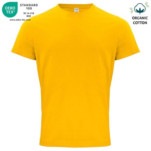 Camiseta unisex Mod. ORGANIC COTTON-T Limón (10) Talla S