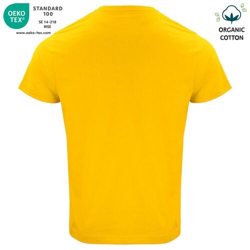 Camiseta unisex Mod. ORGANIC COTTON-T Limón (10) Talla S