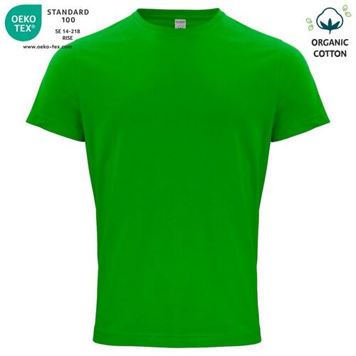 Camiseta unisex Mod. ORGANIC COTTON-T Verde manzana (605) Talla XL