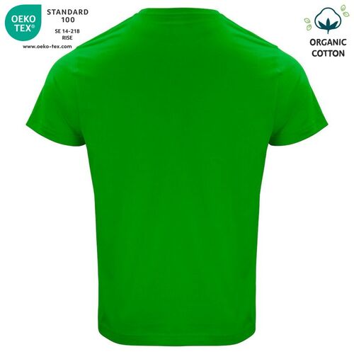 Camiseta unisex Mod. ORGANIC COTTON-T Verde manzana (605) Talla XL