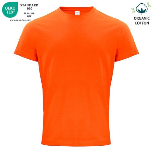 Camiseta unisex Mod. ORGANIC COTTON-T Naranja (175) Talla XS