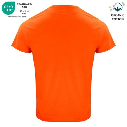 Camiseta unisex Mod. ORGANIC COTTON-T Naranja (175) Talla XS