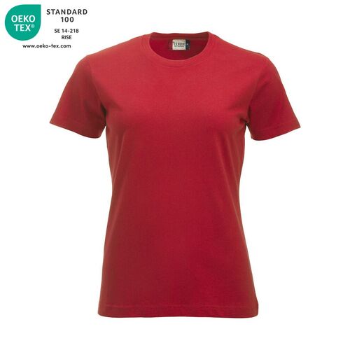 Camiseta de mujer Mod. CLASSIC-T LADIES Rojo (35) Talla XS