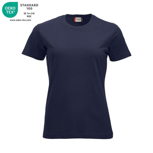 Camiseta de mujer Mod. CLASSIC-T LADIES Azul oscuro (580) Talla XS