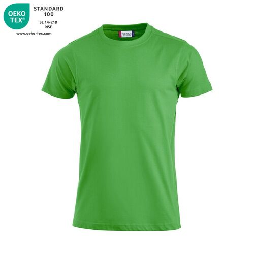 Camiseta manga corta Mod. PREMIUM-T Verde manzana (605) Talla M