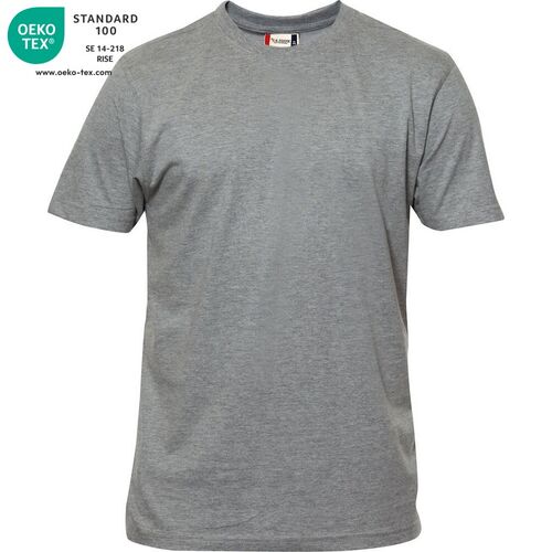 Camiseta unisex Mod. PREMIUM-T 180 GRS Gris jaspeado (95) Talla XS