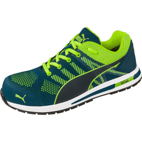 Zapato de seguridad PUMA Mod. ELEVATE KNIT GREEN LOW S1P ESD HRO SRC Talla 40