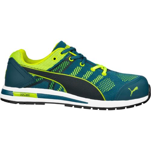 Zapato de seguridad PUMA Mod. ELEVATE KNIT GREEN LOW S1P ESD HRO SRC Talla 40