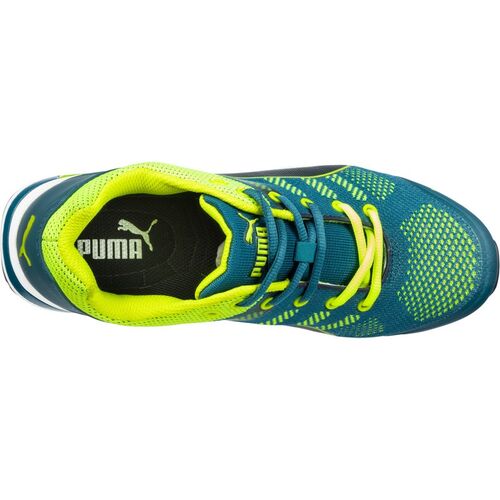 Zapato de seguridad PUMA Mod. ELEVATE KNIT GREEN LOW S1P ESD HRO SRC Talla 40