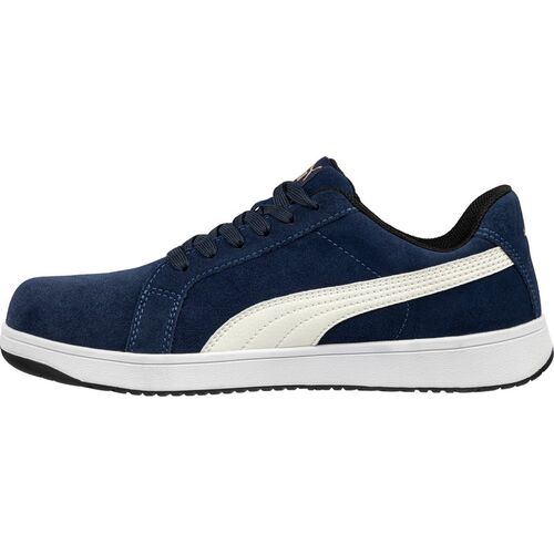 Zapato de seguridad PUMA Mod. ICONIC SUEDE NAVY LOW S1P ESD Talla 45