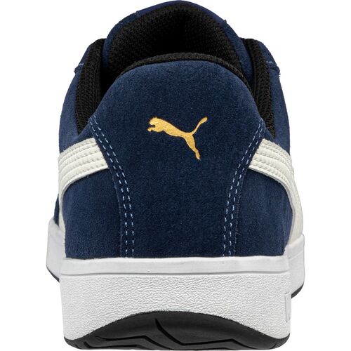 Zapato de seguridad PUMA Mod. ICONIC SUEDE NAVY LOW S1P ESD Talla 45