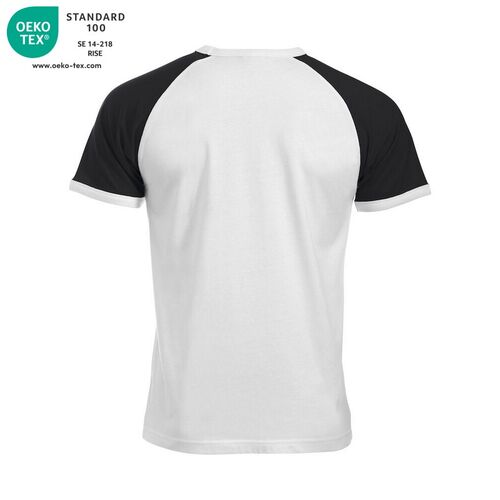 Camiseta Mod. RANGLAN-TBlanco (00)/Negro(99) Talla XS