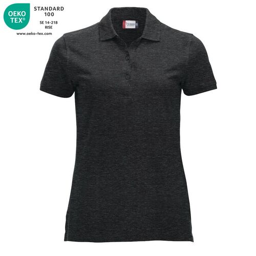 Polo de mujer Mod. CLASSIC MARION Antracita jaspeado (955) Talla XS