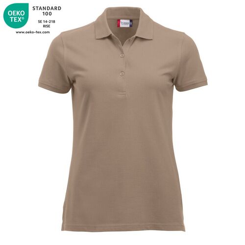 Polo de mujer manga corta Mod. MARION Café con leche (820) Talla XXL