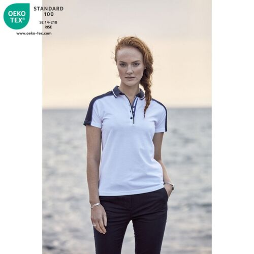 Polo de mujer Mod. PITTSFORD LADIES Blanco (00) Talla XS