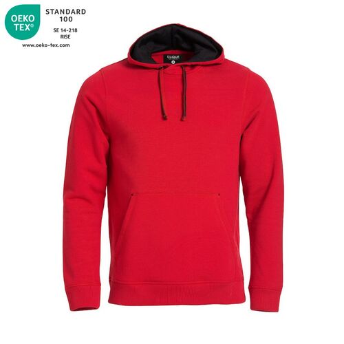 Sudadera con capucha Mod. CLASSIC HOODY Rojo (35) Talla XS