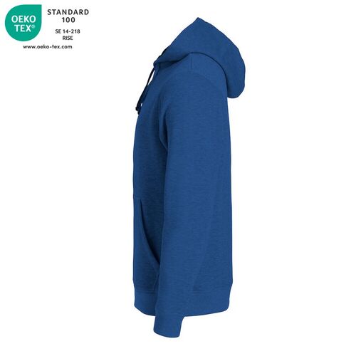 Sudadera con capucha Mod. CLASSIC HOODY Azul jaspeado (565) Talla XS