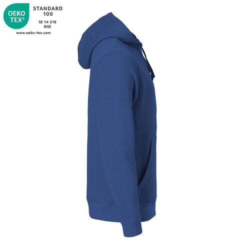 Sudadera con capucha Mod. CLASSIC HOODY Azul jaspeado (565) Talla XS