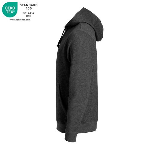 Sudadera con capucha Mod. CLASSIC HOODY Antracita jaspeado (955) Talla XS