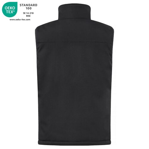 Chaleco softshell acolchado Mod. PADDED SOFTSHELL VEST Negro (99) Talla M